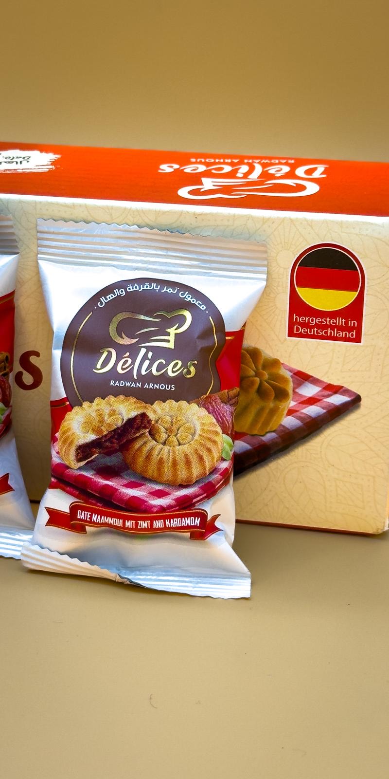 Dattel Maamou`l mit Zimt und Kardamom